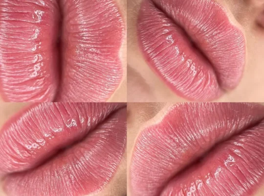 permanent lip tattoo
