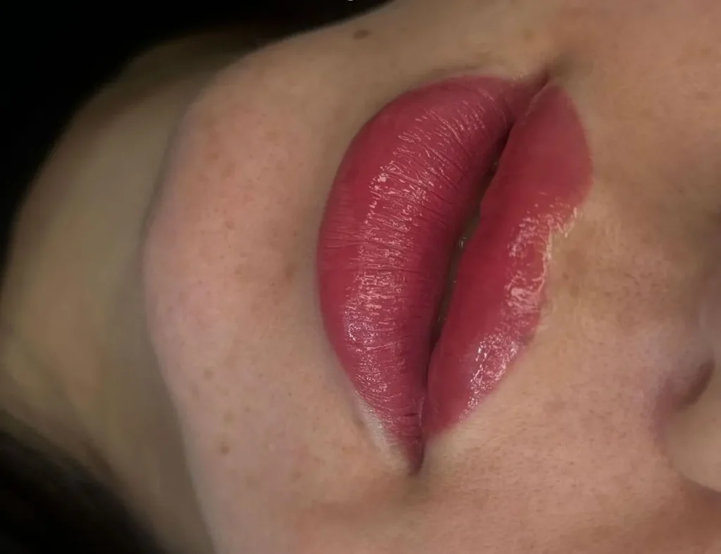 cosmetic lip tattoo